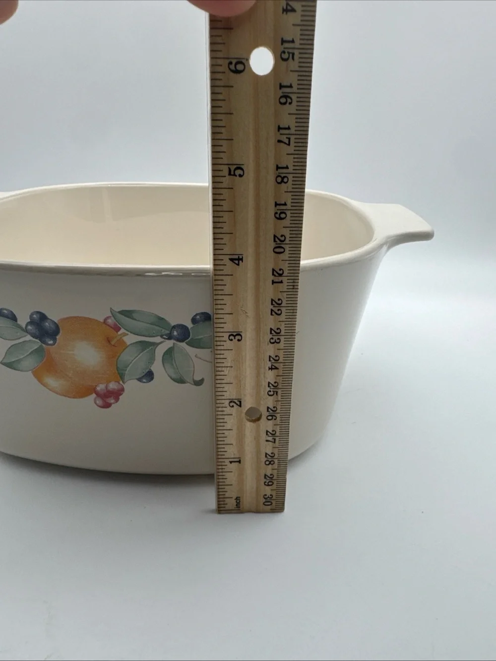 Corning Ware Abundance 3QT Casserole Dish A-3-B Amber Pyrex Lid No chips/cracks